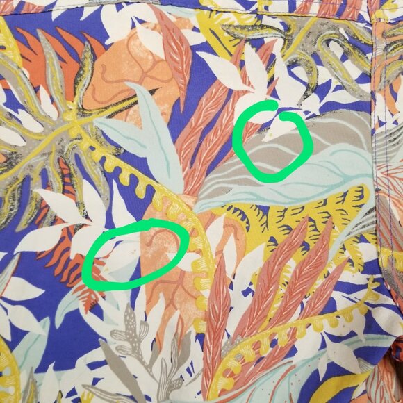 Patagonia Wavefarer Boardshorts 5" Jurassic Ferns: Violet Blue Sz 6 - Picture 9 of 10